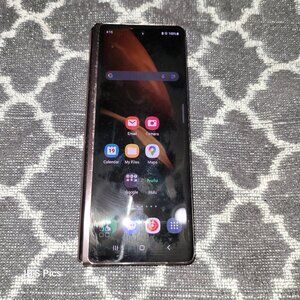 Samsung Galaxy Z Fold 2 SM-F916U - 256GB - Mystic Bronze AS IS Damaged For Parts